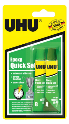 Pegamento Epóxico Quick Set 2x10ml 37555 UHU1