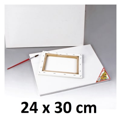 Bastidor De Madera Con Lienzo Tela 24 x 30 cm Foska3