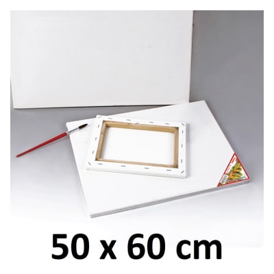 Bastidor De Madera Con Lienzo Tela 50 x 60 cm Foska4