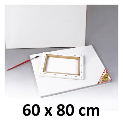 Bastidor De Madera Con Lienzo Tela 60 x 80 cm Foska4