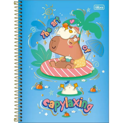 Cuaderno Universitario Capyclub 100 hjs 7mm Tilibra