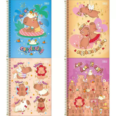Cuaderno Universitario Capyclub 100 hjs 7mm Tilibra