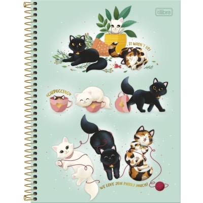 Cuaderno Universitario Purrfect Cat 100 hjs Tilibra