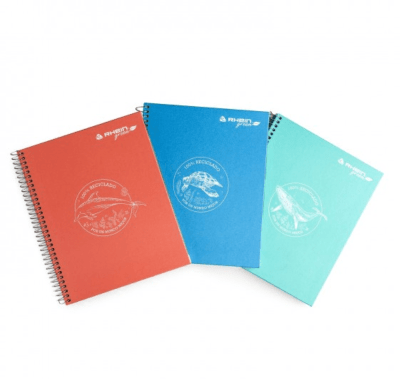 pack 5 cuadernos eco color carta 150 hojas tapa dura