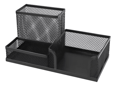Organizador Oficina Conjunto Negro 20x10x10 cm Foska1
