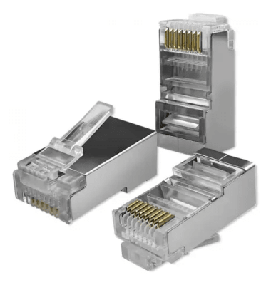 Conectores Red Rj45 Cat6 Metal Ftp 100 Und Big Cable1