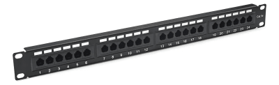Patch Panel Cat6 1U UTP 24 Puertos BIG CABLE1