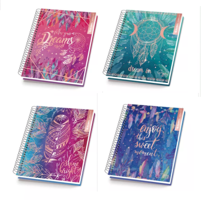 pack 5 cuadernos gipsy carta 150 hojas tapa dura