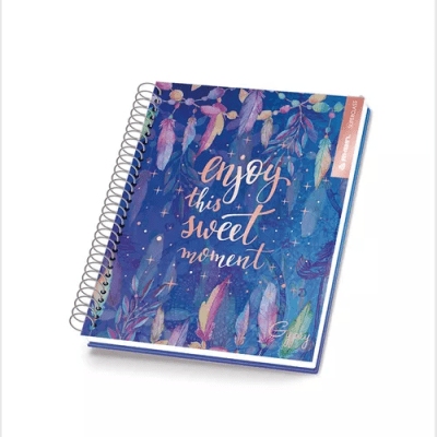 pack 5 cuadernos gipsy carta 150 hojas tapa dura