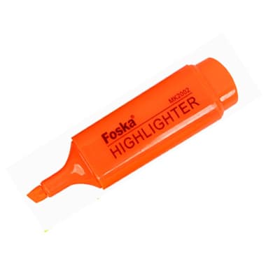 Destacador Highlighter Naranjo MK2002 Foska1