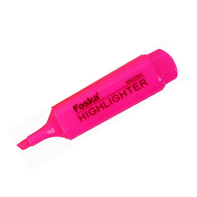 Destacador Highlighter Rosado MK2002 Foska1