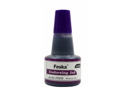Tinta para Tampón Morado 30ml YX030 Foska