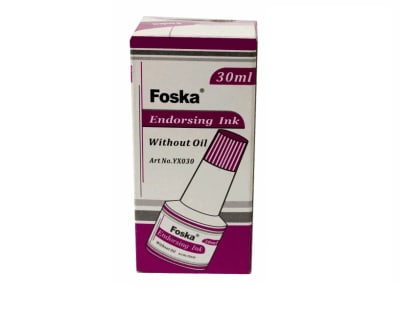 30 ml de tinta para tampon timbre morada