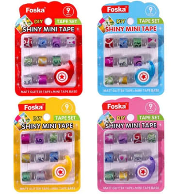 kit 9 washi tape + dispensador1