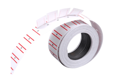 10 rollos Etiqueta adhesiva precio con lineas