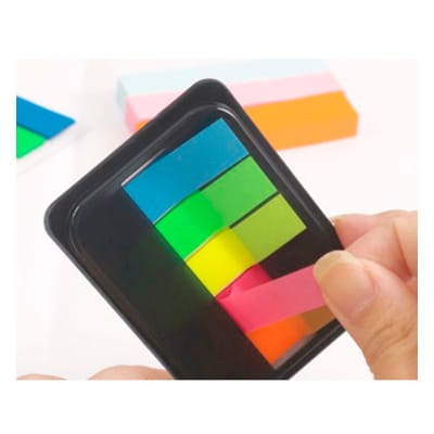 Marca pagina adhesivo separador 5 colores Foska