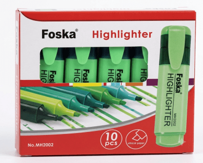 Destacador Highlighter Verde MK2002 Foska1