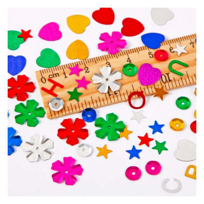 Lentejuelas de flores 70g Foska