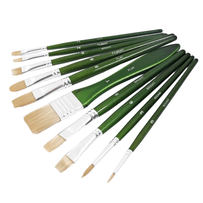 Juego de pinceles de color al óleo 11 piezas3