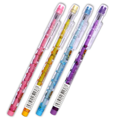 Lápiz grafito kawaii afilado