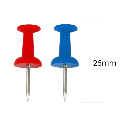 30 push pins chinches de colores Alta Calidad