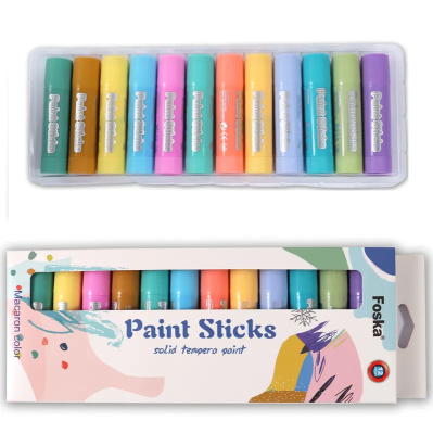 Barras de Pintura 12 Colores Macaron Foska1