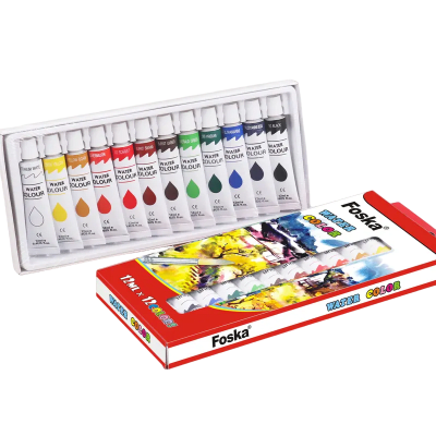 Acuarela 12 Colores Tubo 12ml Foska3