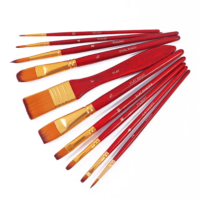 Juego de pinceles de color acrílico 11 piezas2