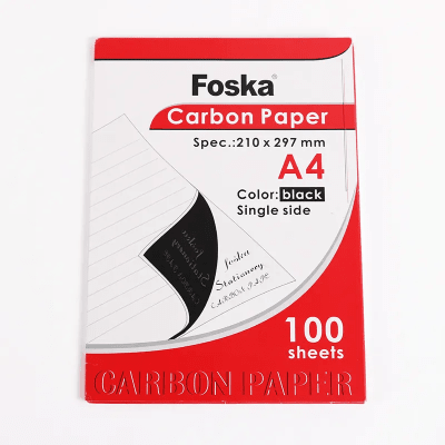 Papel calco carbón negro A4 100 hojas2