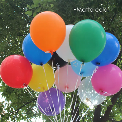 100 Globos de látex 30 cm mate