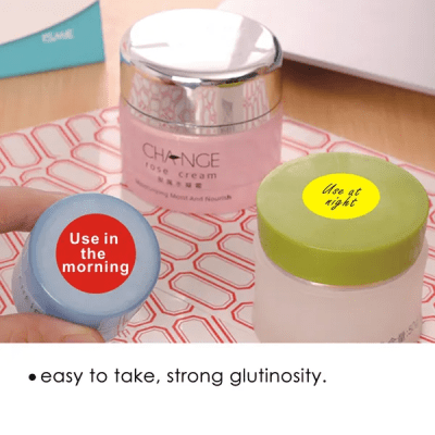 1540 Etiquetas adhesivas redondas colores