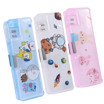 Estuche Multifunción Infantil Sacapuntas doble Foska