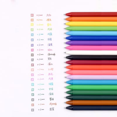 Set 20 Lápices Gel Pure