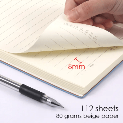 Libreta de notas con lineas A5 112 hojas