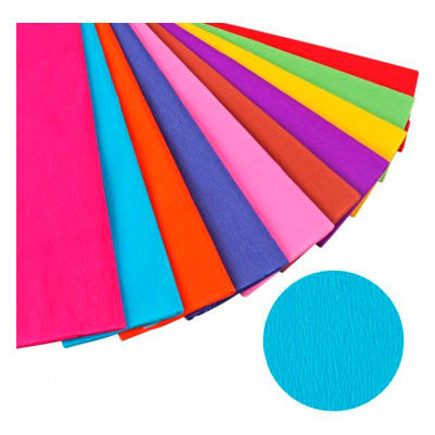 Papel Crepe 10 colores 50 x 200 cm Foska1