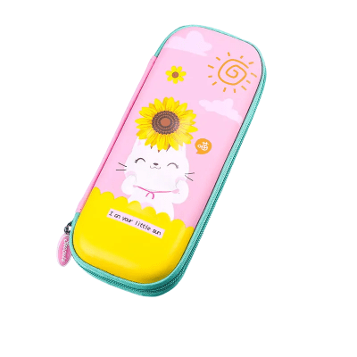 Estuche para lápices 3D niña canva