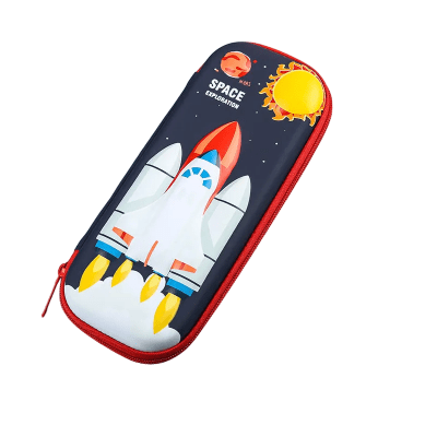 Estuche para lápices 3D niño espacial