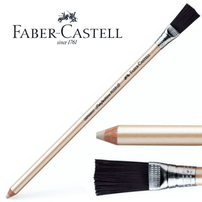 Lápiz goma Perfection con escobilla FABER CASTELL