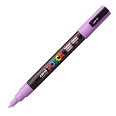 Marcador Acrílico Lavanda 3M 0.9-1.3mm Posca