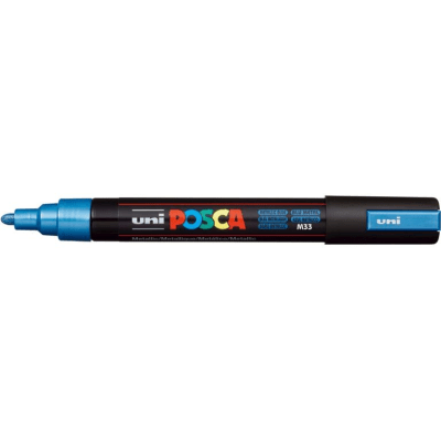 Marcador Acrílico Azul Metálico PC-5M Posca