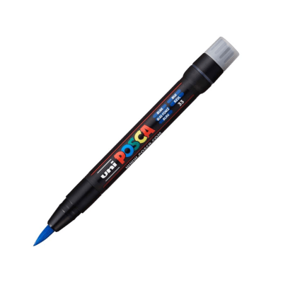 Marcador Acrílico Pincel Azul  PCF-350 Posca