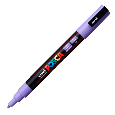 Marcador Acrílico Lila 3M 0.9-1.3mm Posca