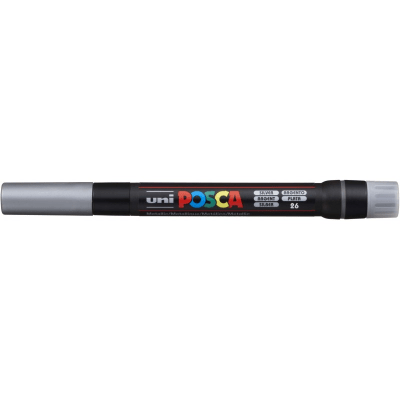 Marcador Acrílico Pincel Plata  PCF-350 Posca
