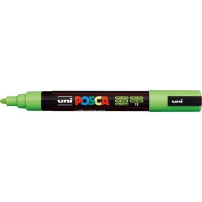 Marcador Acrílico Verde Manzana PC-5M Punta Media Posca