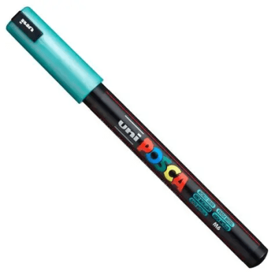 Marcador Acrílico Verde Metálico PC-1MR 0.7mm Posca