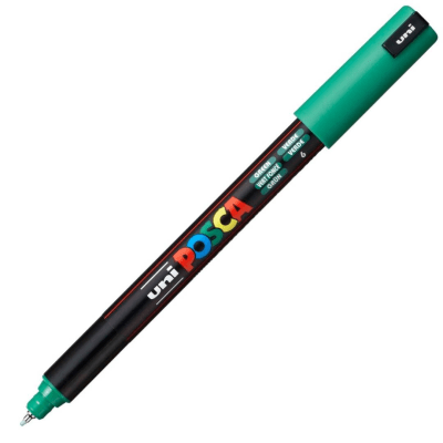Marcador Acrílico Verde PC-1MR 0.7mm Posca