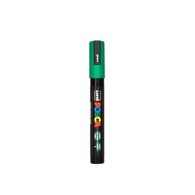 Marcador Acrílico Verde PC-5M 1.8-2.5mm Posca