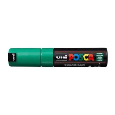 Marcador Acrílico Verde PC-8K 8mm Posca