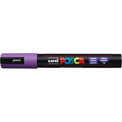 Marcador Acrílico Violeta PC-5M 1.8-2.5mm Posca