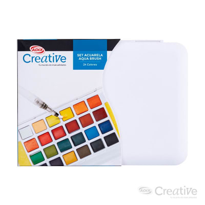 Set Acuarela + Aqua Brush Creative1